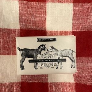 Beekman 1802 Fragrance Free Unscented Goat Milk Bar Soap 3.5 oz NEW